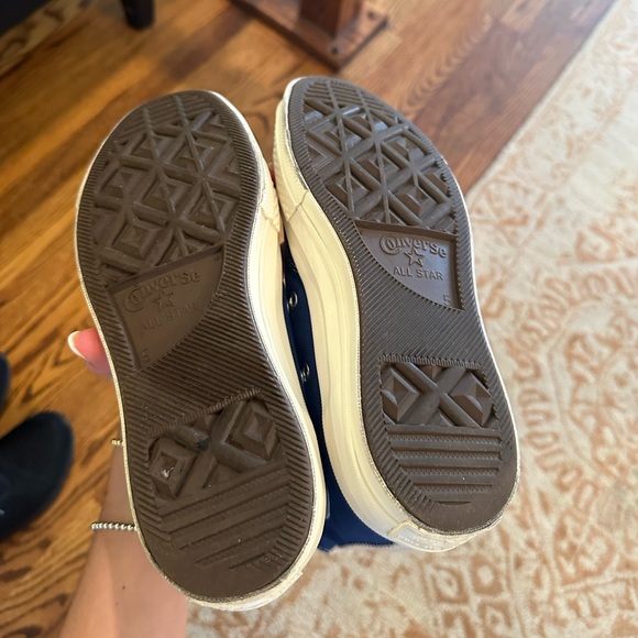 Blue comme does garçons PLAY x converse unisex single heart high-top sneaker - Picture 14 of 15